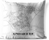 Buitenkussens - Tuin - Stadskaart Alphen aan de Rijn - 60x60 cm