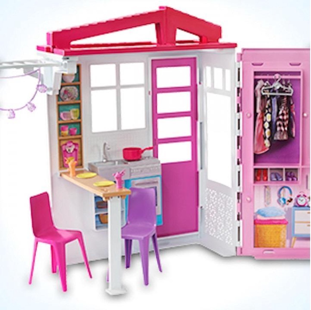 Barbie - Huis met Barbiepop - Barbie huis | bol.com