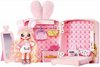 foto van Na! Na! Na! Surprise 3-in-1 Backpack Bedroom Playset Aubrey Heart - Serie 1