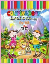 Coloring Book Jungle & Animals for Kids
