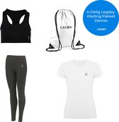 LXURY Dames Legday Sport Set kleding - Maat M - Sportkleding - Sportlegging - Sportbroek - Sportoutfit- Squat proof