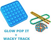 Fidget Toys set Glow In The Dark + Wacky Track