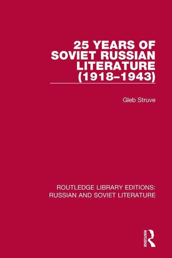 Routledge Library Editions: Russian and Soviet Literature -  ... - cover