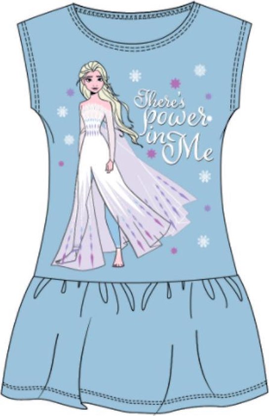 Robe Disney Frozen 2 - robe d'été - bleu - Taille 110