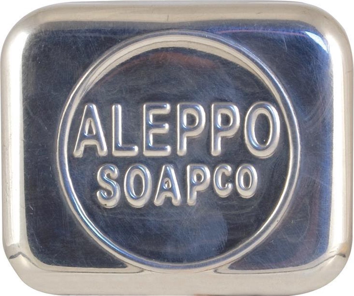 Aleppo Soap Co Zeep bewaarblik Aluminium 1ST