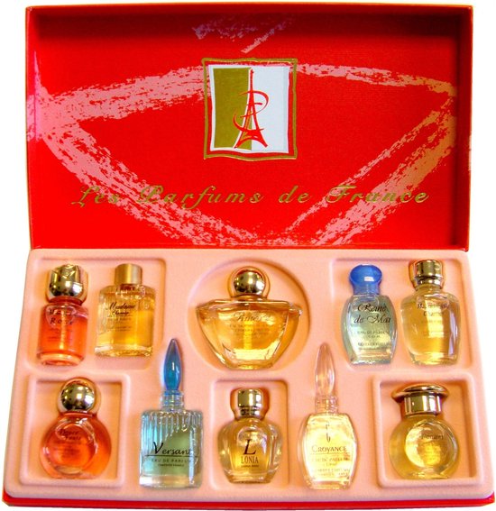 Parfum cadeau miniatures de parfum français 10 miniatures originales de Grasse