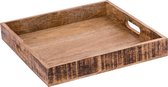 Pippa Design Dienblad vierkant - hout - 40 x 40 cm