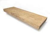 Oud eiken plank recht 120 x 30 cm - eikenhouten plank