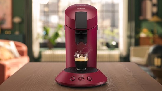 heks Emulatie zeevruchten Philips Senseo Original Plus CSA210/90 - Koffiepadapparaat - Deep Red |  bol.com