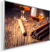 Infrarood Verwarmingspaneel 300W met fotomotief een Smart Thermostaat (5 jaar Garantie) - Cognac Cigarre 164