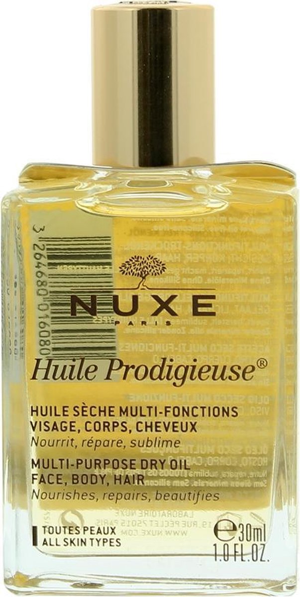 Nuxe Huile Prodigieuse Olie voor gezicht, lichaam en haar - 30 ml