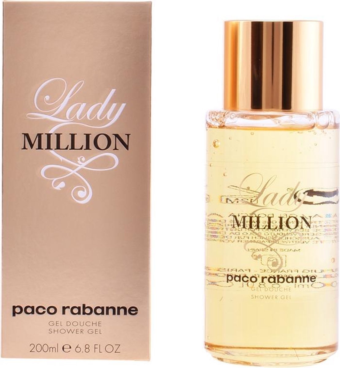 Paco Rabanne 1 Million Gel douche Femmes Corps 200 ml | bol.com