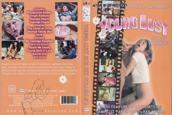 4 dvd's Box Set Alpha Blue Archives: Young Lust Vol. 3