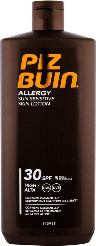 sun allergy lotion