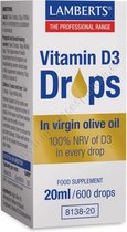 Lamberts - Vitamine D3 druppels 20 milliliter