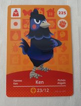 Amiibo animal crossing new horizons origineel Eu Ken 225 kaart