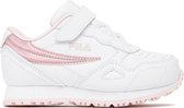 Fila Euro Jogger 4 Sneakers Wit/Roze Kinderen - Maat 24