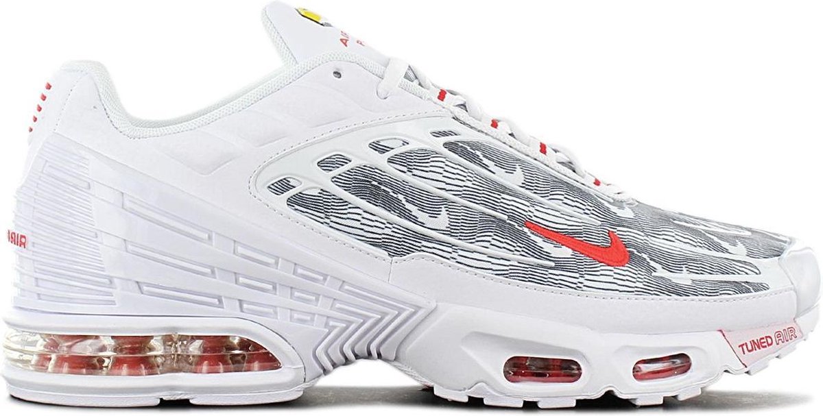 Nike Air Max Plus TN 3 III Topography Heren Sneakers Sportschoenen Schoenen Wit. bol