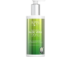 Natuurlijke aloë vera 99% aloë vera gel voor gezicht en lichaam 300ml