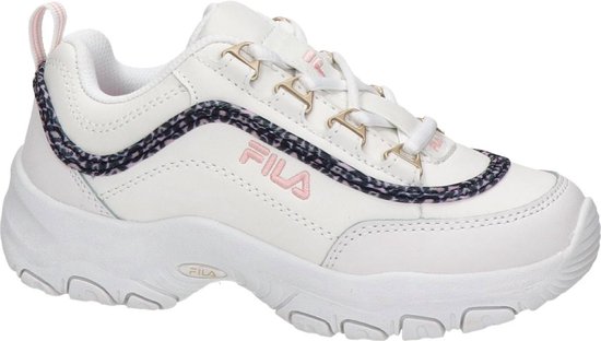 Fila Strada LOW Sneakers 1010560 , Wit, Dames - Schoenen.nl