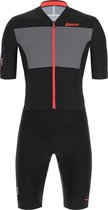 Santini Snelpak wegwielrennen Zwart Heren - Redux Istinto Skinsuit C3 Seat Pad Black - XS