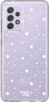 HappyCase Samsung Galaxy A72 Hoesje Flexibel TPU Sterretjes Print