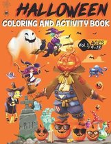 Halloween Coloring and Activity Book: Halloween Coloring Book for Boys, Girls, Fun, ... Book for Kids Ages