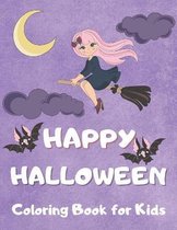 Happy Halloween Coloring Book for Kids