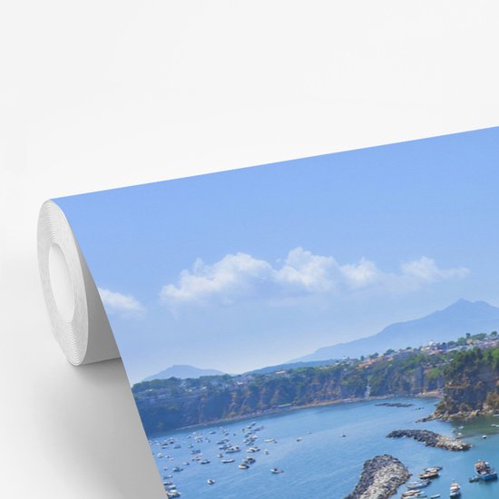 Eau bleue claire dans la mer près de Naples en Italie Papier peint photo en vinyle largeur 450 cm x hauteur 300 cm - Tirage photo sur papier peint (disponible en 7 tailles)