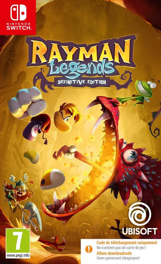 Rayman Legends - Definitive Edition (Code in a Box) - Switch