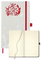 Castelli notitieboek A5 - Milano - Foresta medium - ontworpen en gemaakt in Italië - 240 pagina's - gelinieerd - leeslint - opberg vak - 21 x 13 x 1.5 cm - paardenbloem - Notebook