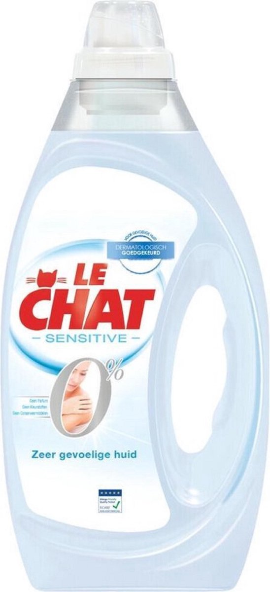 Lessive liquide hypoallergénique Le Chat Sensitive 0%