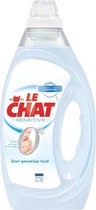 Le Chat - Vloeibaar Wasmiddel - Sensitive 0% - Geen Parfum - Voor de Zeer Gevoelige Huid - 2 x 1,65 Liter - 66 Wasbeurten