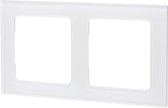 Afdekraam - Aigi Jura - 2-voudig - Vierkant - Glas - Wit - BES LED