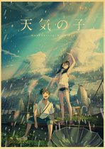 Weathering With You Vintage Anime Manga Poster 42x30cm