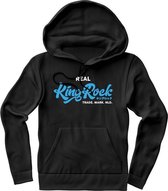 KingRock Studio  Hoodie | Blauw | Heren / Dames | Original & Vintage Hoodie met Capuchon | Perfect Kleding Trui Verjaardag Cadeau |