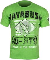 Hayabusa Jiu Jitsu OSS T-shirt Groen Kies uw maat: S