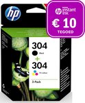 HP 304 - Inktcartridge kleur en zwart + Instant In