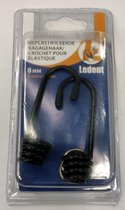 Ledent - Bagagehaak 8mm - geplastificeerd