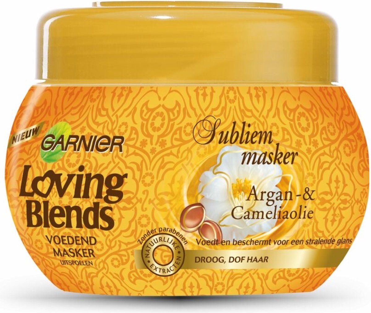 Garnier Loving Blends Argan & Cameliaolie Subliem Haarmasker - 300 ml |  bol.com