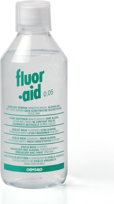 Fluor Aid 0.05 Mondwater - 500 ml | bol.com