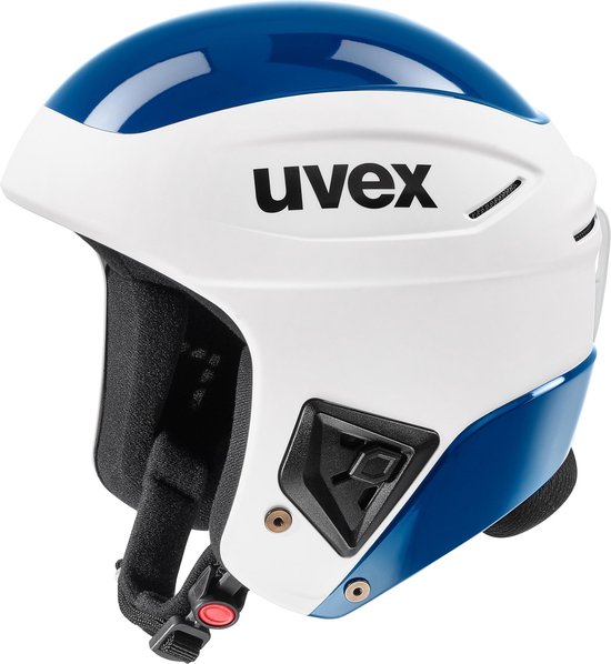 Uvex Race+ - Skihelm - 56/57 - Wit/Blauw | bol.com