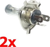 2X Autolamp h4 12v 60/55W auto standaard kop lamp p43t