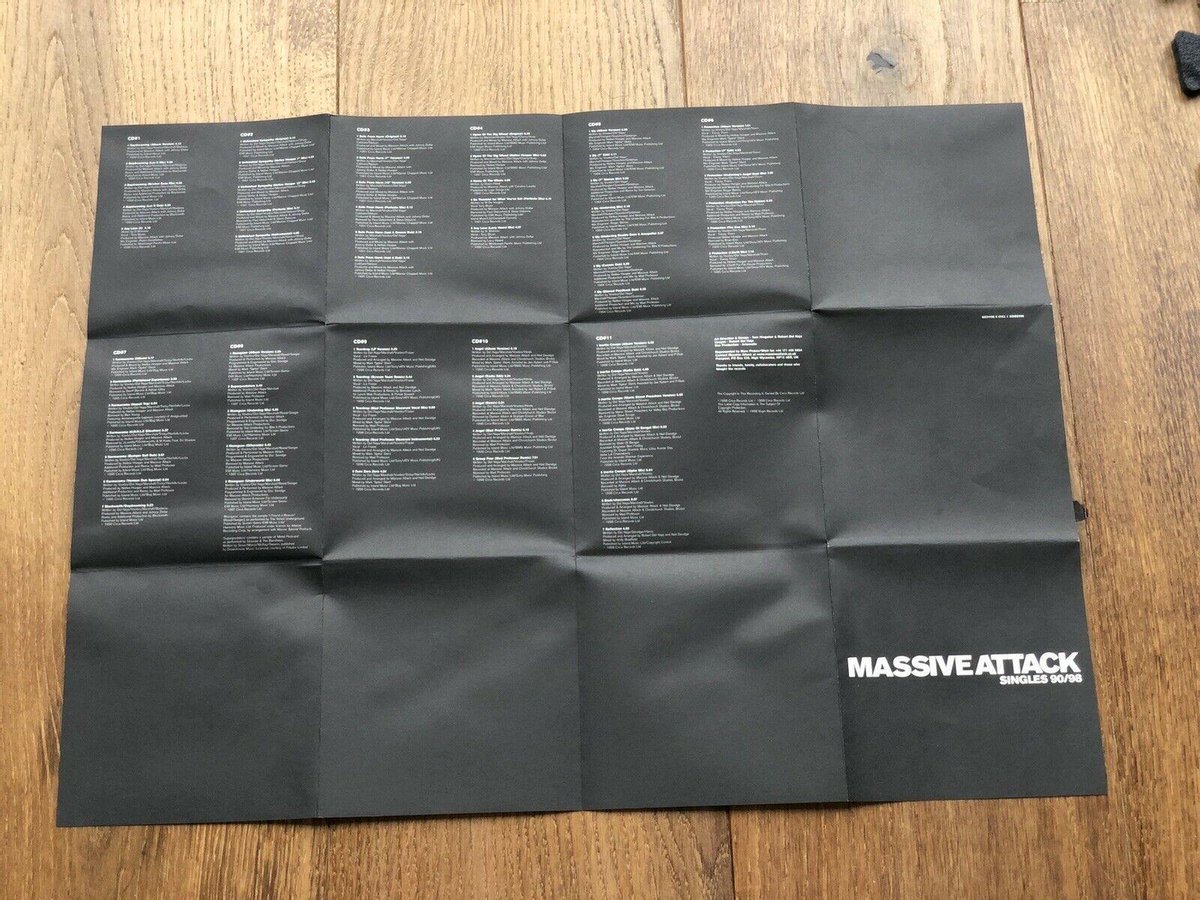 massive attack singles 90/98 11枚組レコードBOX Massive Attack