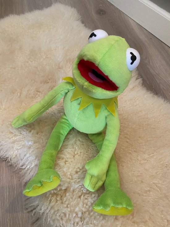 behang Vertrouwen op Ga wandelen Pluche Knuffel The Muppet Show - Kermit de Kikker 38cm | bol.com