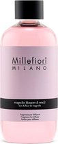 Millefiori Milano Navulling voor Geurstokjes 250 ml - Magnolia Blossom & Wood