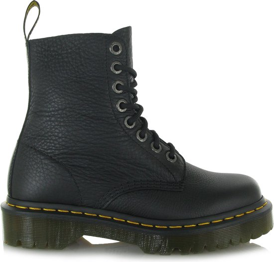 Dr. Martens - 1460 PASCAL BEX BLACK PISA - Hoge sneakersHoge sneakersDames veterschoenenDames sneakersVrije tijd half-hoogHalf-hoge schoenenHeren veterschoenHeren sneakersVeterboots - Kleur: Zwart - Maat: 40