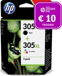 HP 305XL - Inktcartridge kleur & zwart + Insta