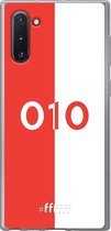 6F hoesje - geschikt voor Samsung Galaxy Note 10 -  Transparant TPU Case - Feyenoord - 010 #ffffff