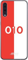 6F hoesje - geschikt voor Samsung Galaxy A50 -  Transparant TPU Case - Feyenoord - 010 #ffffff